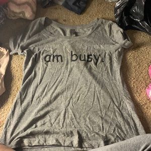 grey shirt